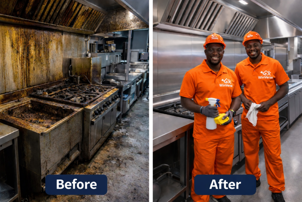 Emergency Restaurant Kitchen Cleaning Manchester, Kitchen Extraction Cleaning Manchester